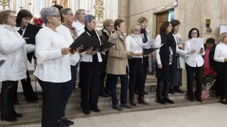 Catorce grupos han interpretado sus versiones de villancicos en este Festival organizado por el Arciprestazgo de Peñaranda Calvarrrasa Las Villas