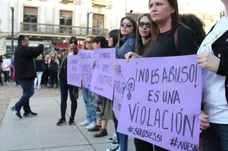 Imagen de archivo de una manifestación contra la violencia de género