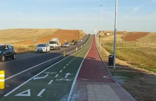 Carril bici entre Villamayor y Salamanca. Foto Ayto Salamanca