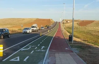 Carril bici entre Villamayor y Salamanca. Foto Ayto Salamanca