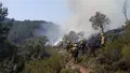 Imagen de un incendio forestal desatado en Monsagro | Imagen de archivo
