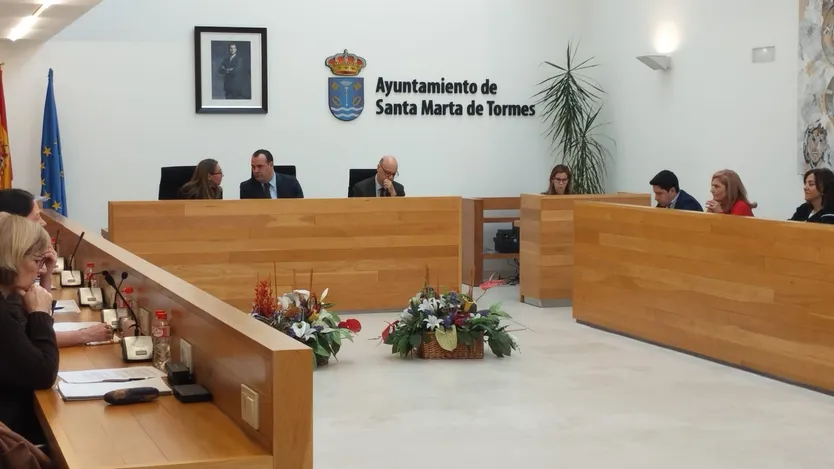 Pleno celebrado este jueves en Santa Marta