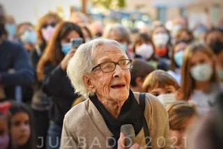 Ida Vitale en Juzbado en 2021