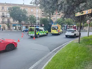 Accidente patinete plaza de España