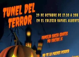 Cartel túnel del terror.