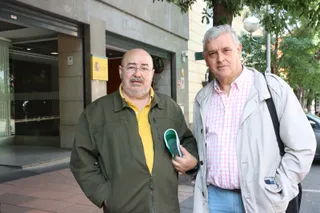 Manuel Jiménez, secretario de Organización de UPA CASTILLA Y LEÓN, junto al secretario general de UPA GALICIA