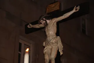 Procesión del Cristo de los Doctrinos y la Virgen de la Amargura de la Cofradía de la Vera Cruz