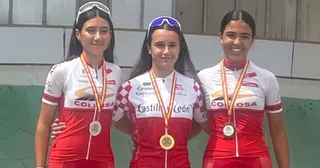 Vega Iglesias, campeona de Castilla y León de ciclismo