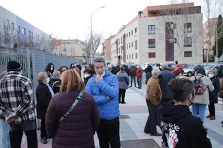 Manifestación vecinos de capuchinos autobús urbano a hospitales.