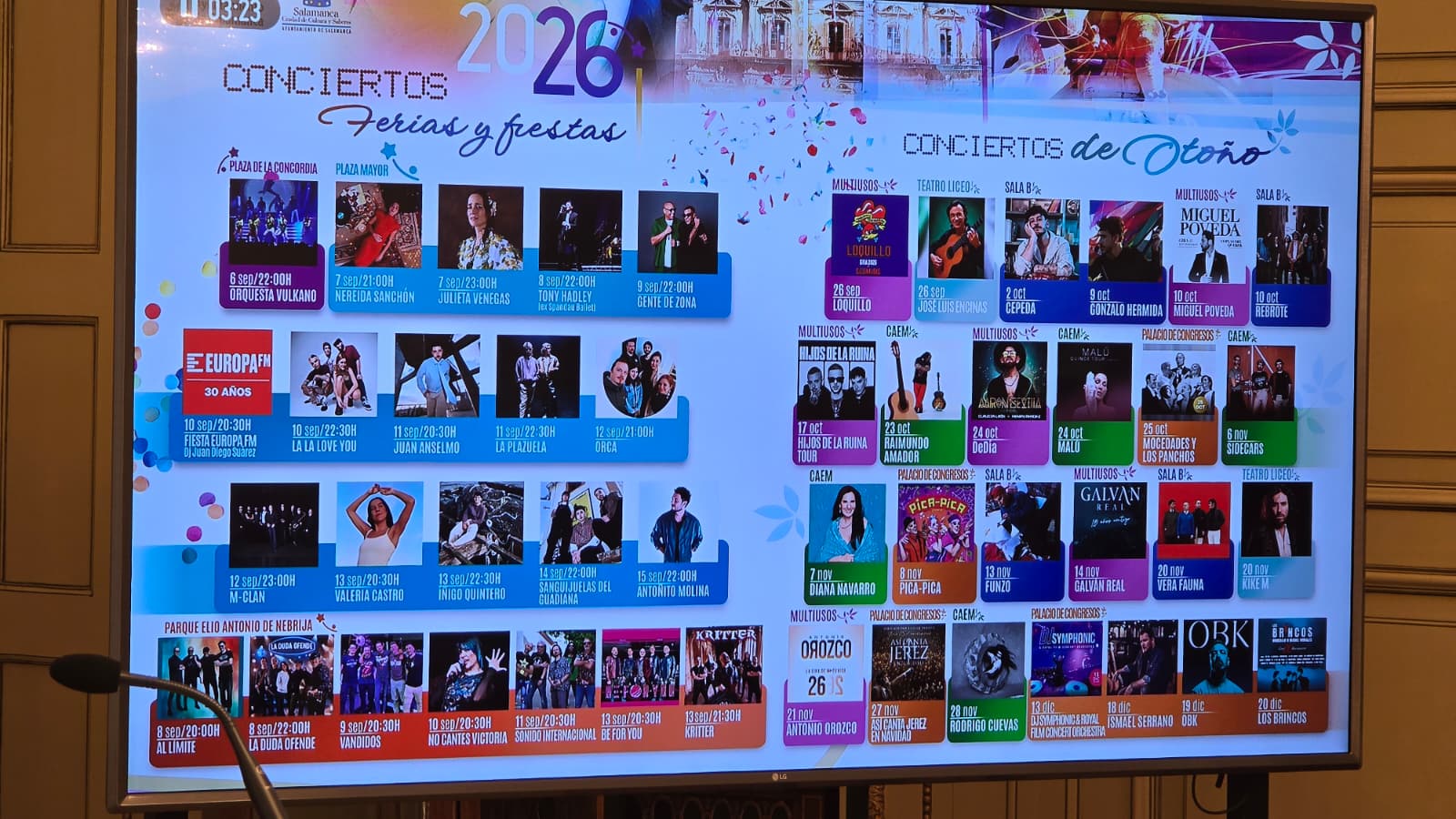 Cartel Fiestas 2026