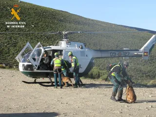 Búsqueda del montañero desaparecido FOTO GUARDIA CIVIL