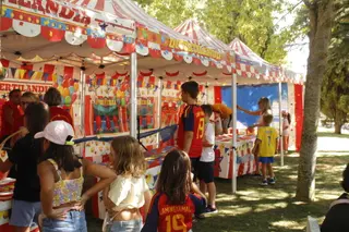 Casetas de ferias y juegos de Lego en Moriscos