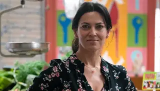 Guadalupe Lancho en una fotografía de la serie Mercado Central
