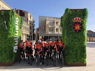 La Escuela de Ciclismo de Moisés Dueñas.