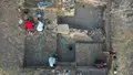 Excavación de la cocina de época romana en Sasamón. Autor JMCG