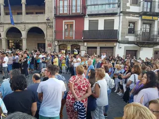 Concentración feminista en Béjar. Fotos: Movimiento Feminista