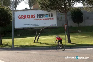 Coronavirus ciclista gracias