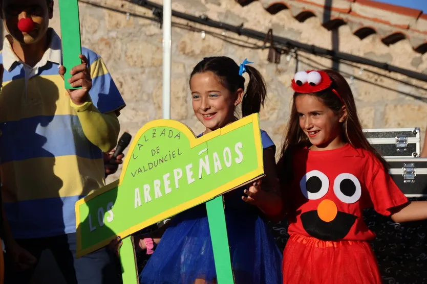 Concurso de disfraces en Calzada de Valdunciel