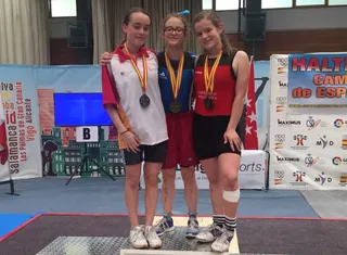 Podium Halterofilia Salamanca