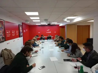 Consejo de alcaldes. Foto PSOE