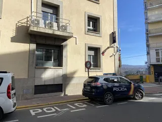 Coche de la Policía Nacional junto a la comisaría en Béjar - Foto de archivo