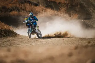 Lorenzo Santolino, en el Rally de Marruecos | Matteo Gebbia / Edophoto