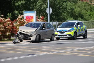 Accidente paseo de la Transición | Andrea Mateos