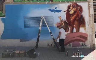 Simba, Timón y Pumba en el Barrio del Oeste