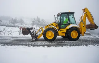 Nieve en la carretera de la Peña de Francia - José Vicente (ICAL)
