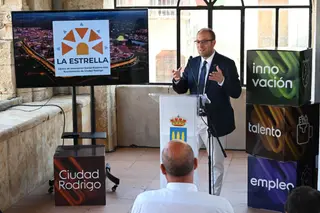 Marcos Iglesias presenta el nuevo centro de innovación social Hispano Luso 'La estrella' | Ayuntamiento de Ciudad Rodrigo