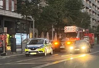 Una fuga de agua en una vivienda afecta a un local en el paseo de la Estación