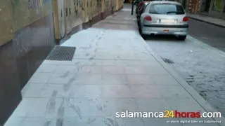 Robo de extintor en gasolinera
