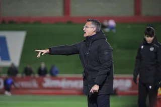 Dani Ponz da instrucciones en Tarazona | FOTO UNIONISTAS CF