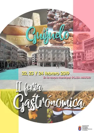 CARTEL II FERIA GASTRONOMICA GUIJUELO 2019 copia