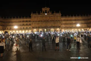 Manifestación hosteleros ocio nocturno Plaza Mayor (6)