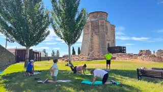 Sesiones de Alba Sport en el Castillo de los Duques. 