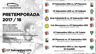 El Salmantino jugará siete partidos de preparación antes de iniciar la liga