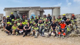 Los bomberos de Salamanca participan en un curso sobre técnicas de intervención en rescate y salvamento