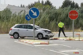 Accidente en Arapiles, N-630. Foto de archivo no correspondiente al accidente de esta tarde.