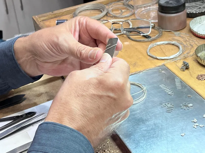 Taller de filigrana charra
