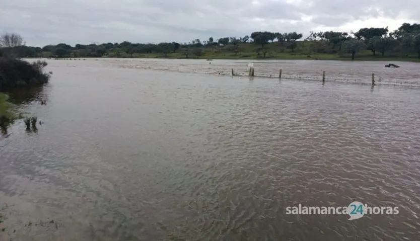 El río Oblea a su paso por la finca