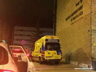 Ambulancia noche atraco