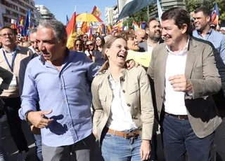 Mañueco asiste al acto convocado por PP contra la Amnistía - Juan Lázaro (ICAL)