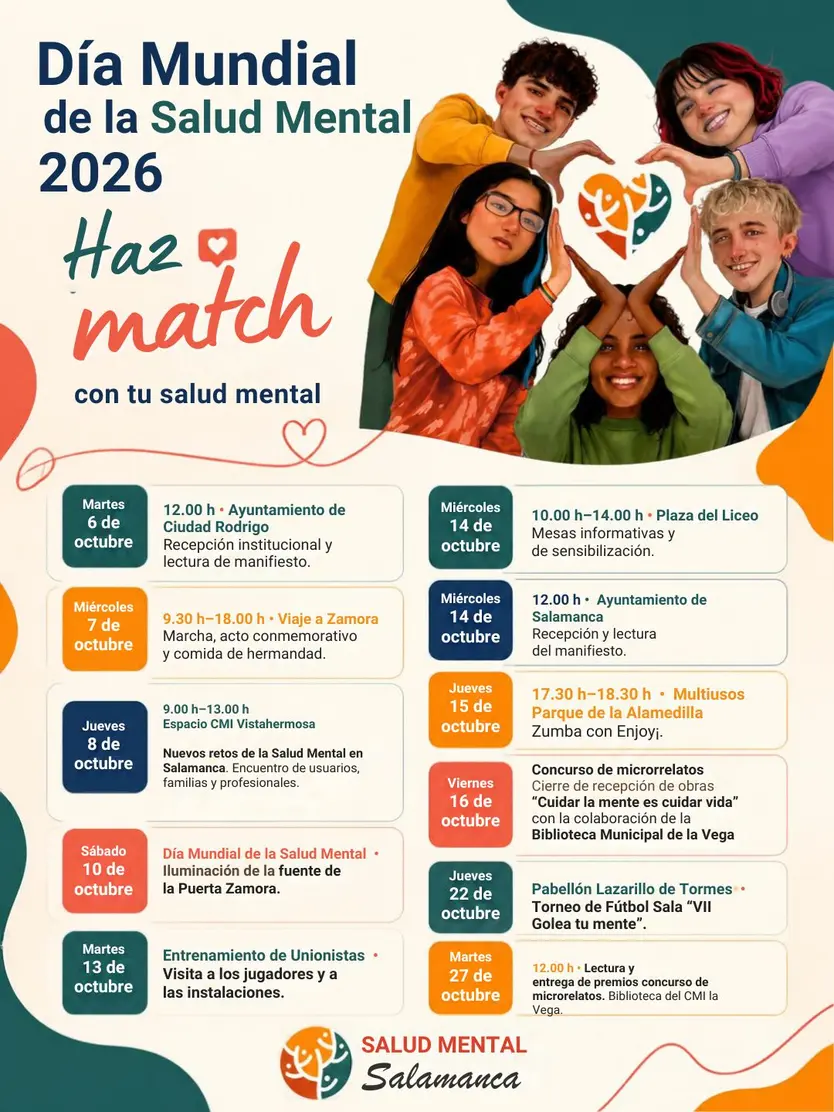 Actividaddes Día Mundial De La Salud Mental Salamanca