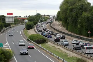 Tráfico intenso durante la Operación Salida en Castilla y León. ICAL