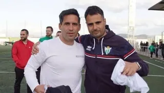 Jonathan Martín y Mario Sànchez, en su etapa en el CD Guijuelo