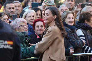 La Reina Letizia visita el Centro Internacional del Español.