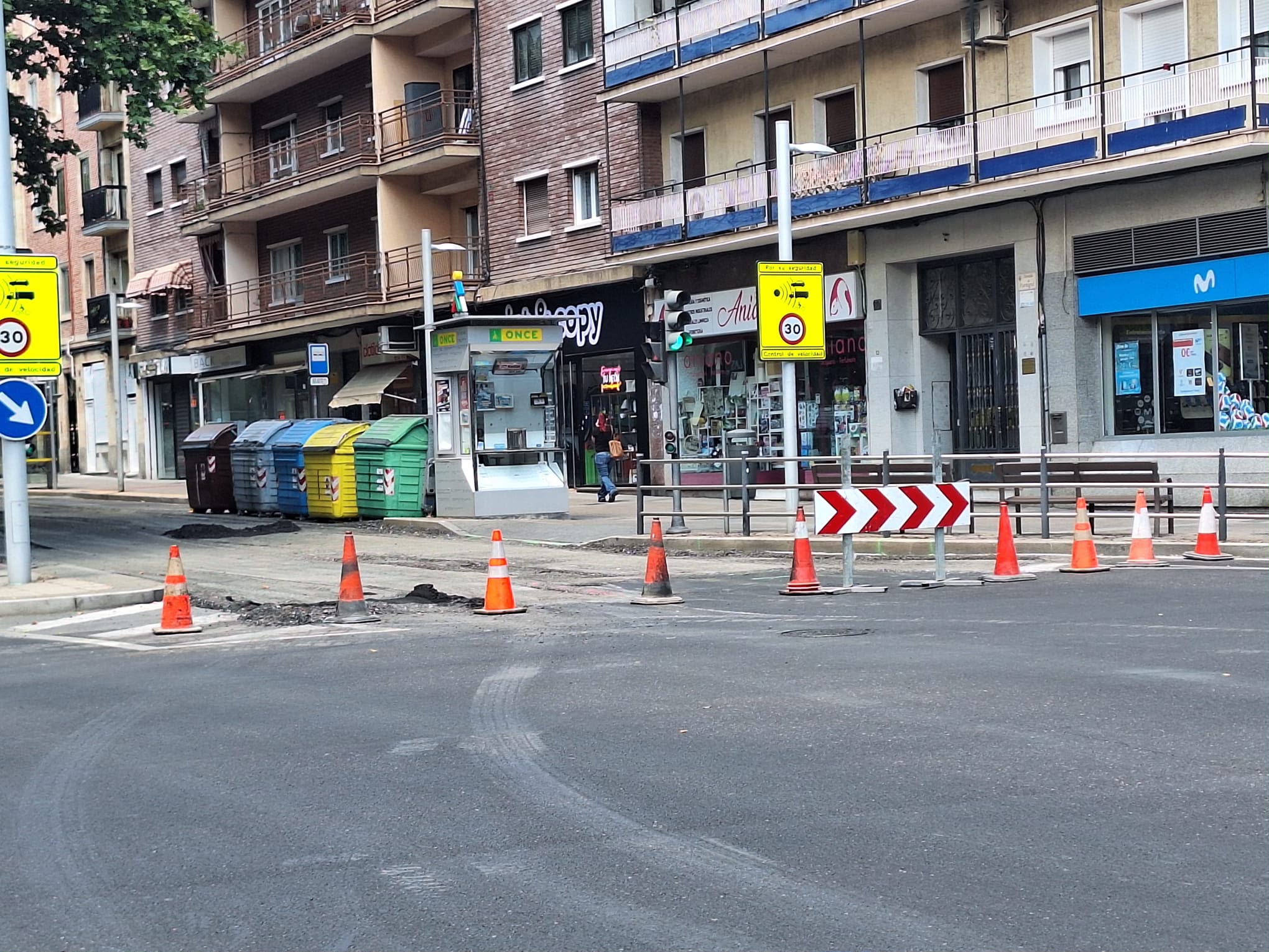 Cortes de tr&aacute;fico y estrechamientos de carril en la zona de la calle Mar&iacute;a Auxiliadora y la avenida de Portugal