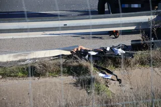 Accidente en la A 62, a la entrada de Salamanca Oeste (5)