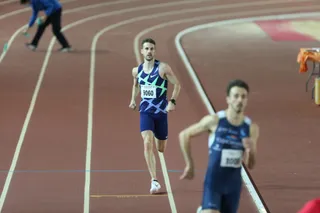 Álvaro de Arriba, en los Campeonatos Autonómicos de Pista Cubierta | FOTO SALAMANCA24HORAS.COM